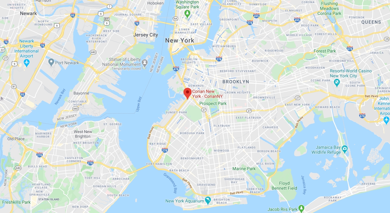 CorianNY is located in Brooklyn